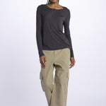zadig & voltaire JWTS02690CARBONE