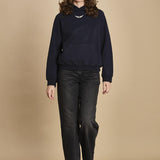 felpa con cappuccio e strass. JWSS01667 ENCRE 404 zadig & voltaire 