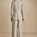 doppiopetto flanella di lana ZINA BEIGE true avenue 