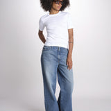 tshirt manica corta a costine KRISTIN IO1100X2351 BRIGHT WHITE WH001 ivy oak 