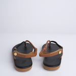 Sandalo Infradito ZOI bicolore ZOI BLACK TAN ancient greek 