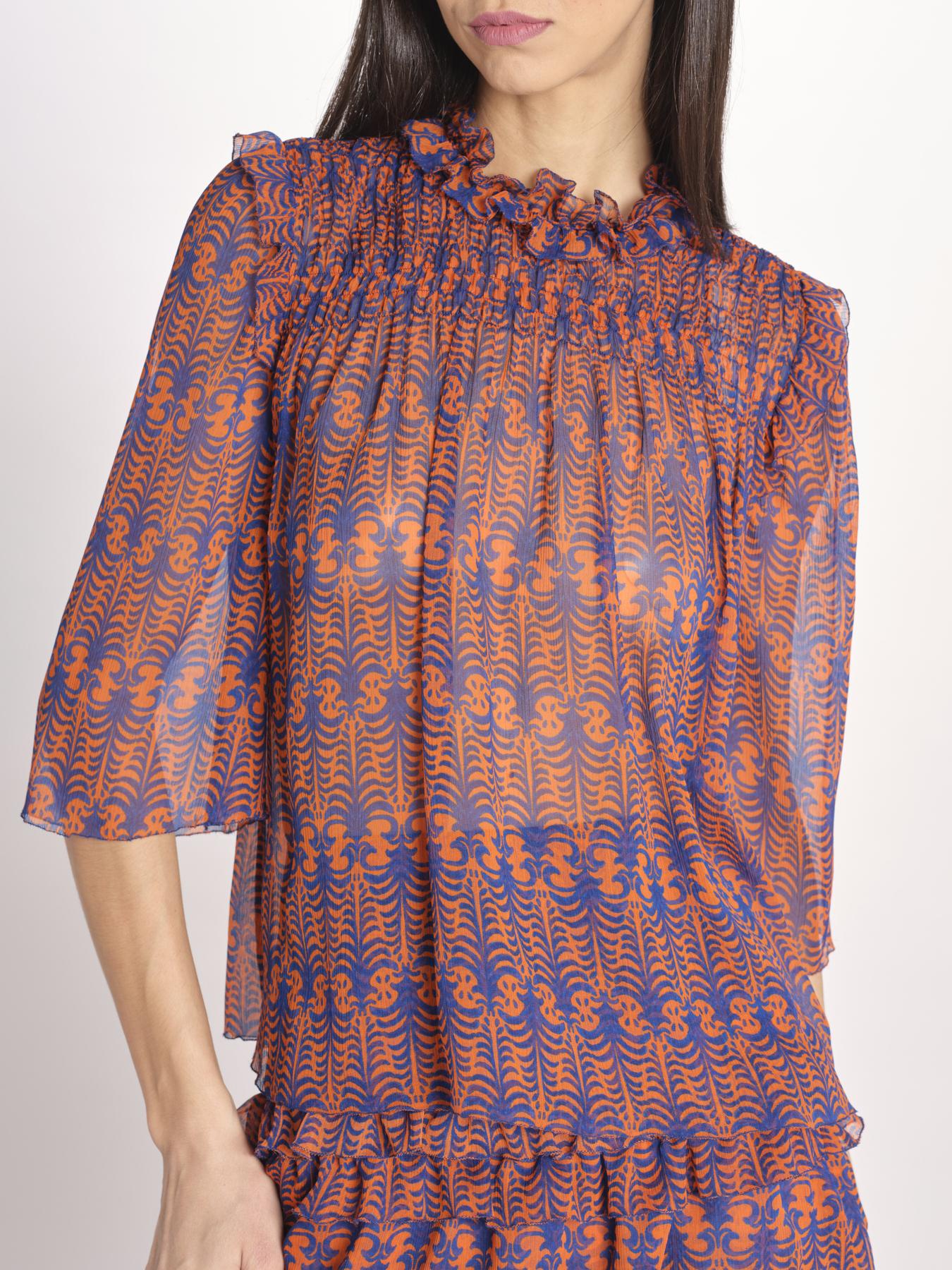 camicia con arricciature KBL0137 TE0271 kristina ti 