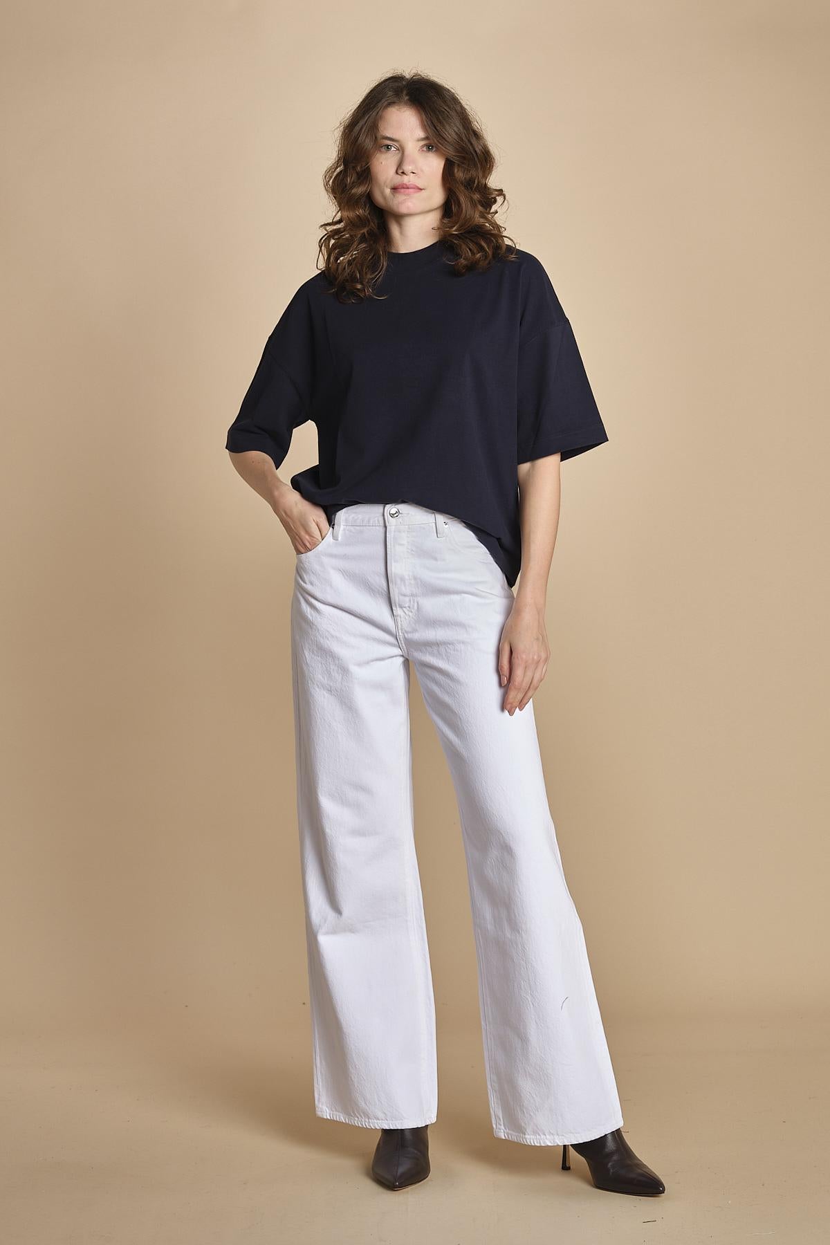 t-shirt girocollo manica corta 3712 851 circolo 1901 