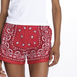 BANDADA SHORT con passamaneria BANDANA SHORT RED orsina 