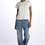 T-shirt girocollo m/c basic WSCT20 WHITE merz b 