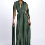 ALLUIM DRESS abito lungo ALLIUM GREEN nash 