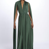ALLUIM DRESS abito lungo ALLIUM GREEN nash 