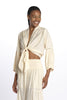 MARIA top with knot and long sleeves