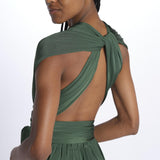 ALLUIM DRESS abito lungo ALLIUM GREEN nash 