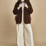 parka ecofur. SELENA MARON giovanni paris 