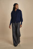 camicia over in lana merino