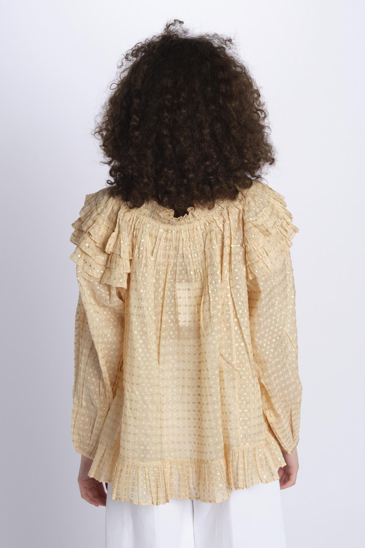 Camicia over pois P24T0350TO NUDE anaak 