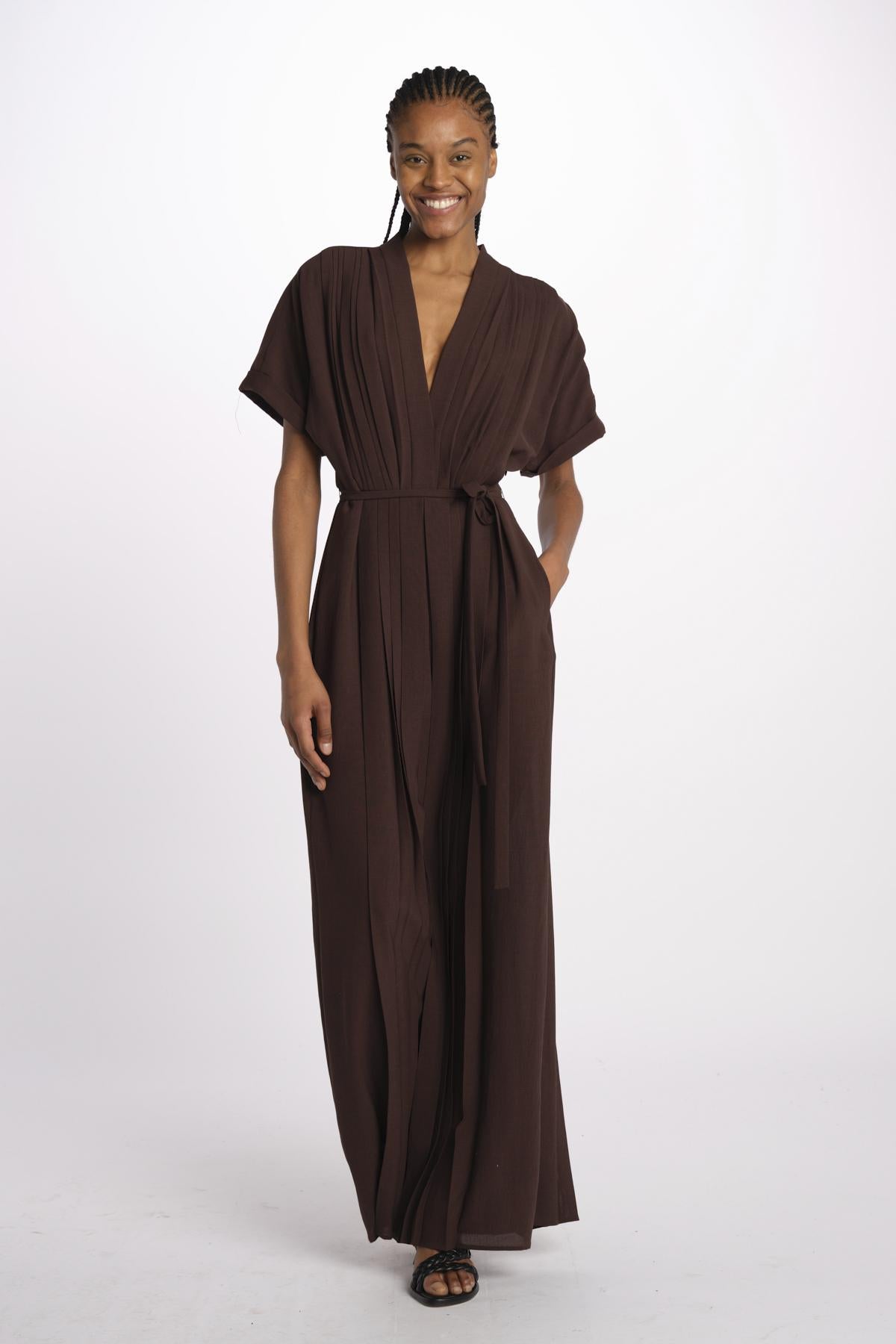 Tuta SOFIA pieghe JF009139 EBONY joseph 