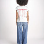 t-shirt senza maniche con cuore rosso di strass JWTT01280 JUDO 103 zadig & voltaire 