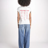 t-shirt senza maniche con cuore rosso di strass JWTT01280 JUDO 103 zadig & voltaire 