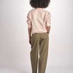 pantalone baloon con pinces PAN0623DALEY KAKI KAK0126S soeur 
