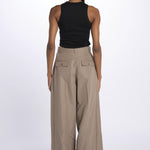 Pantalone HIGH WAIST pences con risvolto 51279LCO STONEGREY phillip lim 