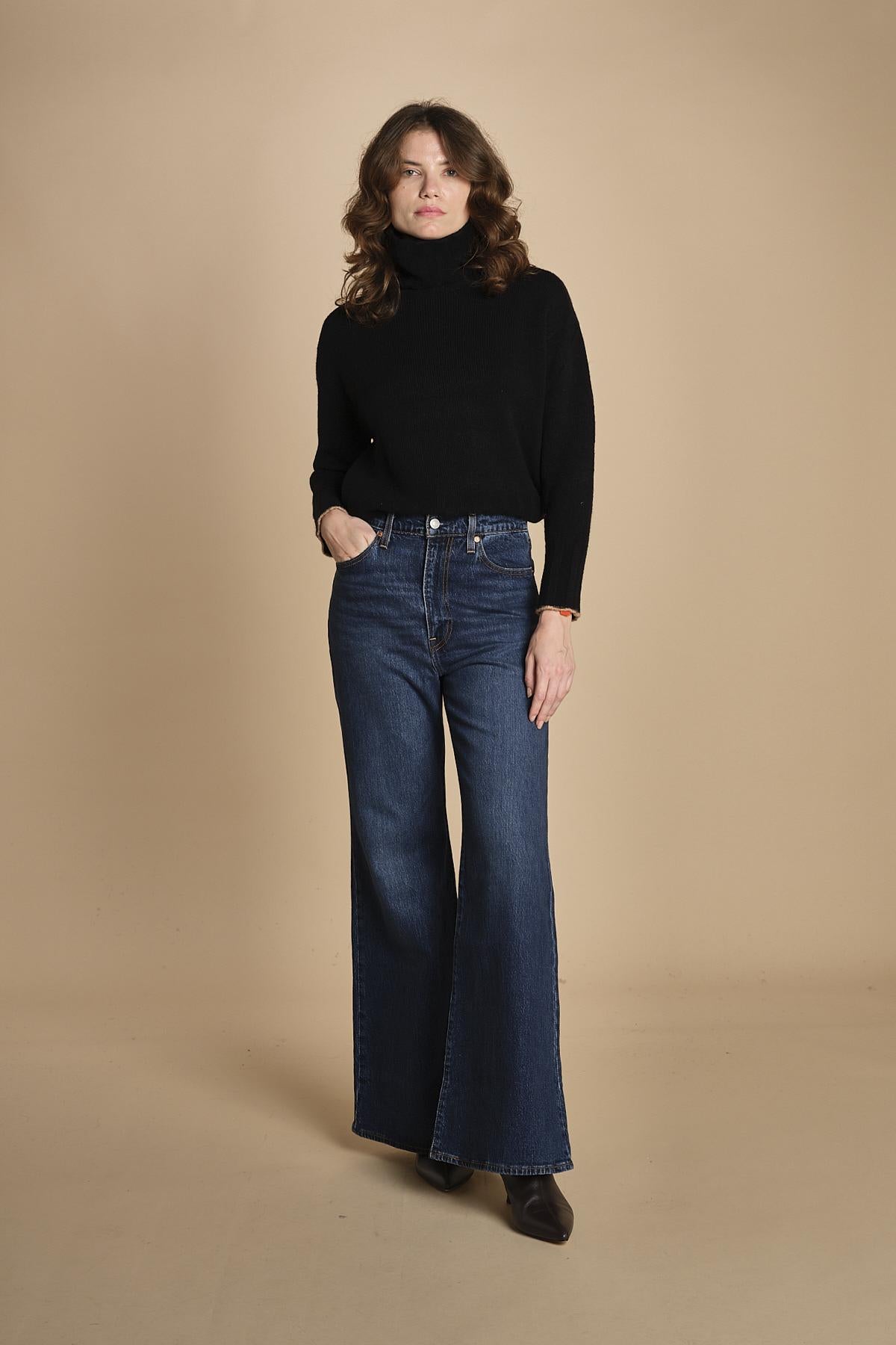 denim a zampa RIBCAGE BELLS A7503 0008 levi's 