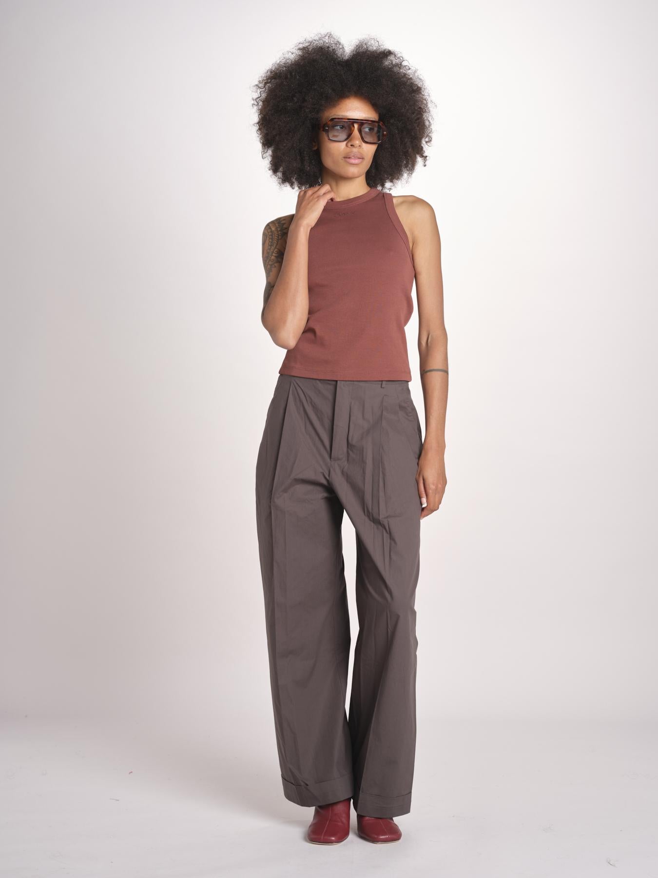 canottiera con logo TSH1605DOLLY ACAJOU MAR5325S soeur 