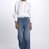 Camicia ROMIE con passamano ROMIE1BLO WHITE antik batik 