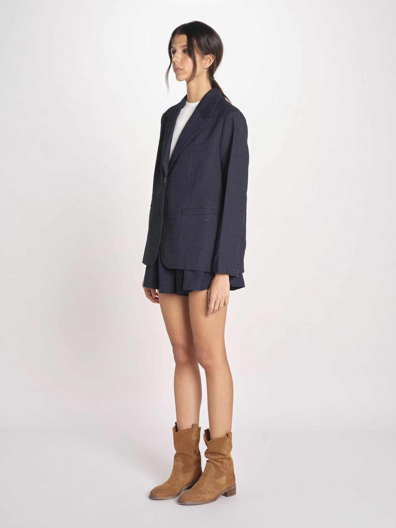 giacca gessata VALENTI S1123_PS26 STA STRIPE A bellerose 