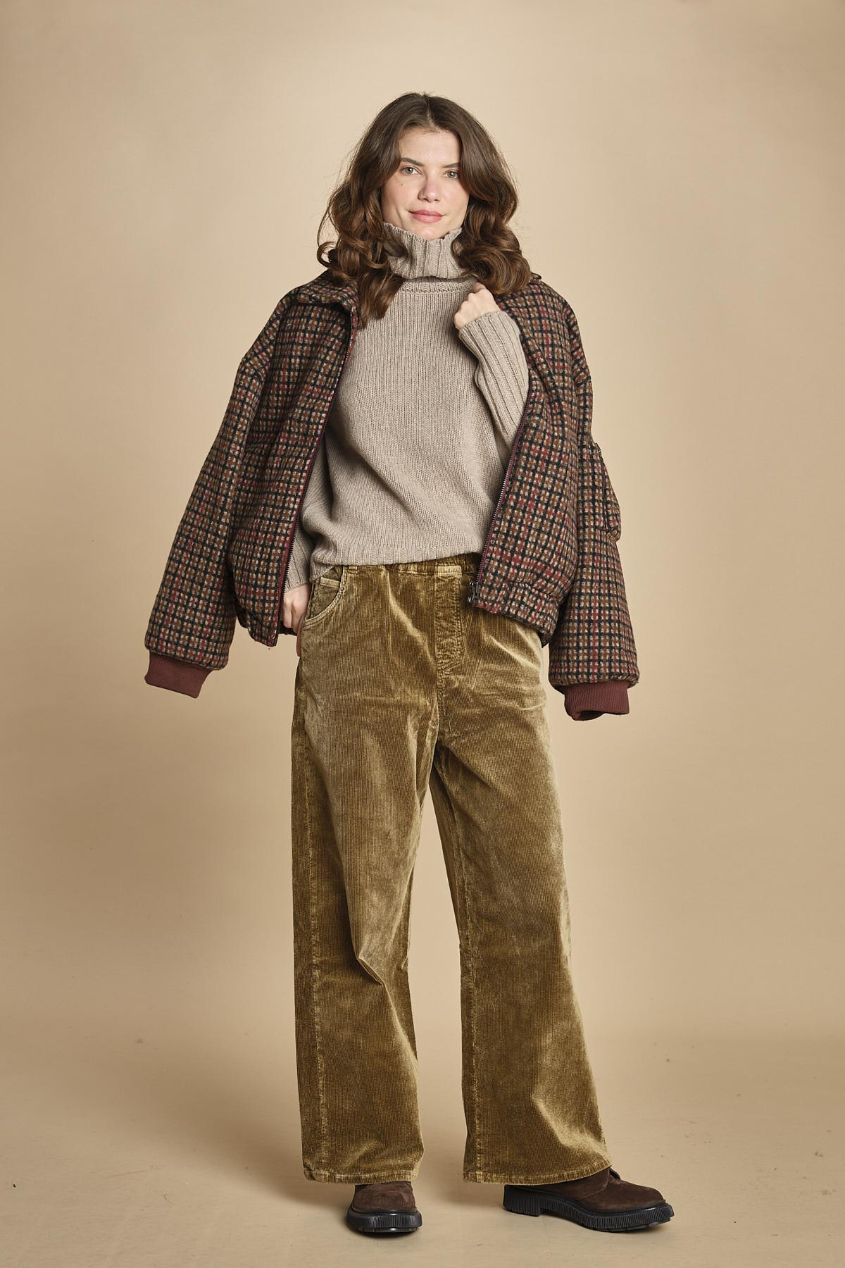 pantaloni velluto elastico GALINA SOIL bellerose 