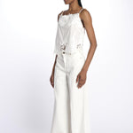 Top LACE spallina ricamato 337201 OFFWHITE farm rio 
