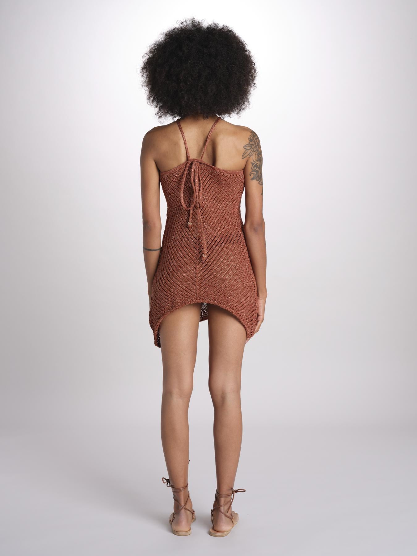 miniabito in cochet 26103 BRONZE nima 