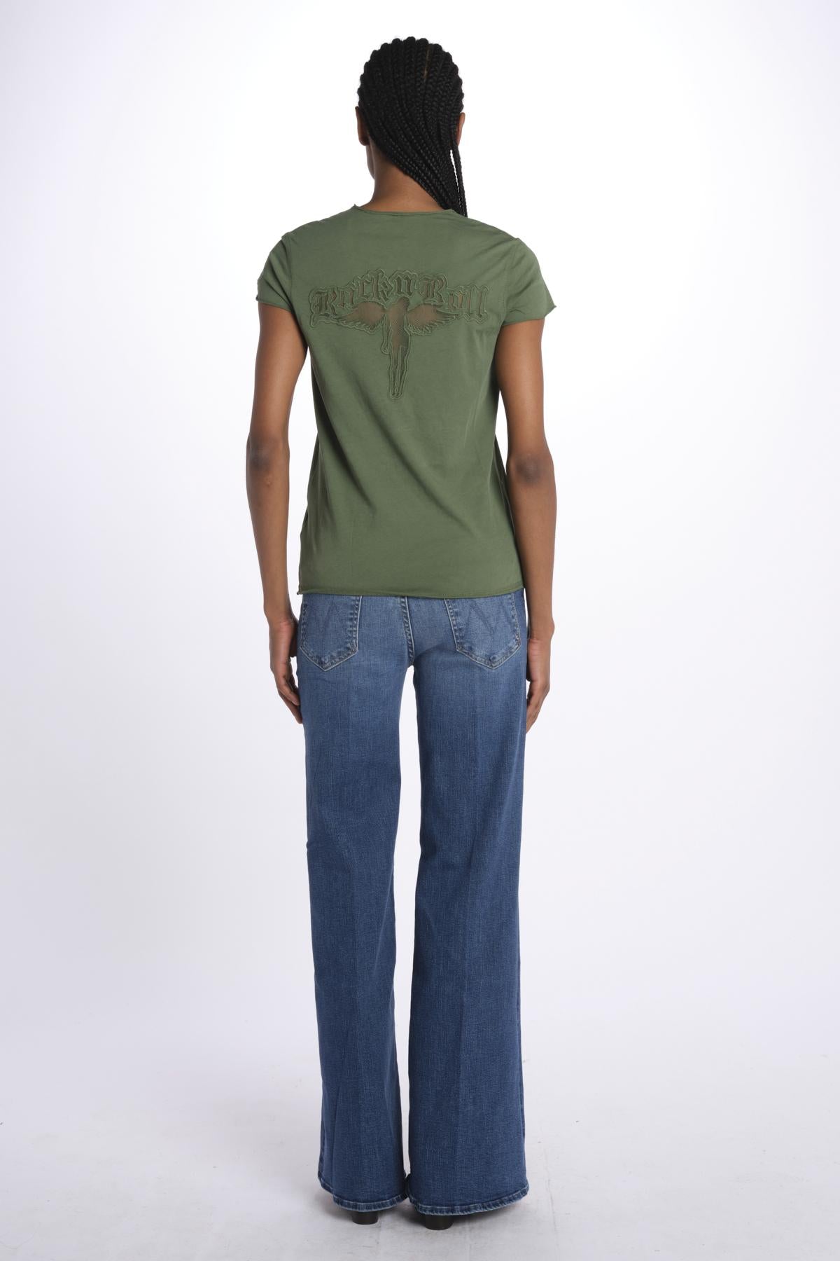 STORY CL tshirt scollo v JWTS02786 CORIANDER zadig & voltaire 