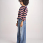 t-shirt a righe manica lunga THE FIELD TEE 1903116 SCOUT STRIPE the GREAT 