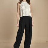 top in maglia plisse SERRES ECRU ba&sh 