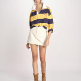 minigonna in vernice SOUR61 F1920_PS26 073 CREAM bellerose 