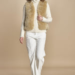 VOBBY gilet in ecopelliccia BEVR554 NATURAL hartford 