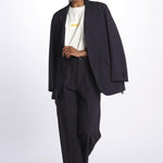 T-Shirt cropped logo Z500 NATURALE aspesi 