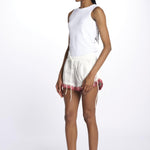 Shorts JENNA ricamo DM 1214 WHITE damson madder 