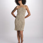 abito lungo in crochet 2610 GOLD nima 