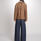 PALCHI giacca cropt scamosciasta con tasche applicate PALCHI2615441021650 002 weekend maxmara 
