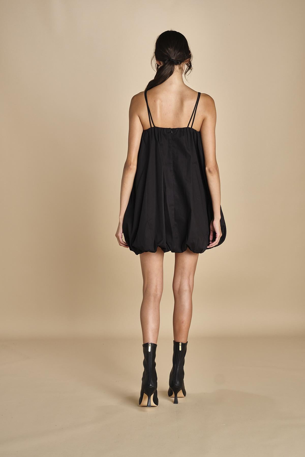 mini abito a palloncino CLOUD BLACK undress code 