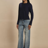 d2501005 girocollo slim by milaura. d2501005 866 BLU milaura 