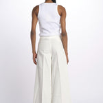 Pantalone GRACE taschina misto lino zampa GRACE TMLS06 043 ps don't forget me 