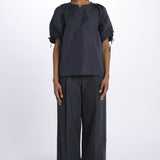 Camicia SHIRRED manica sbuffo 21640LCO MIDNIGHT phillip lim 