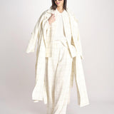 blazer a quadri U3248 IVORY dusan 