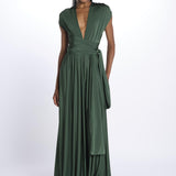 ALLUIM DRESS abito lungo ALLIUM GREEN nash 