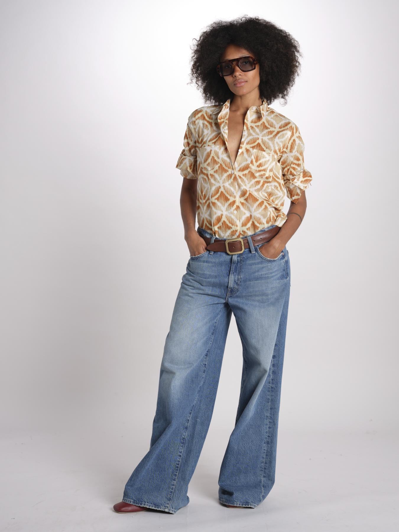 camicia GSPRO-403J MARRON terre rouge 
