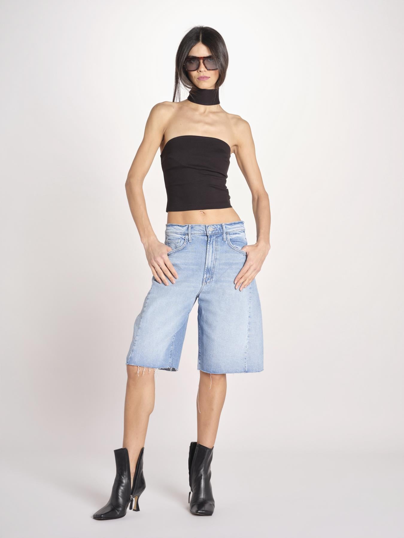 top bustier con collo VIVIAN NERO undress code 