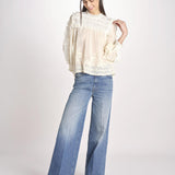 camicia in pizzo 084 CREAM sea ny 