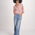 camicia check RICKA SH045CJ-RED RED CHECKS laurence bras 