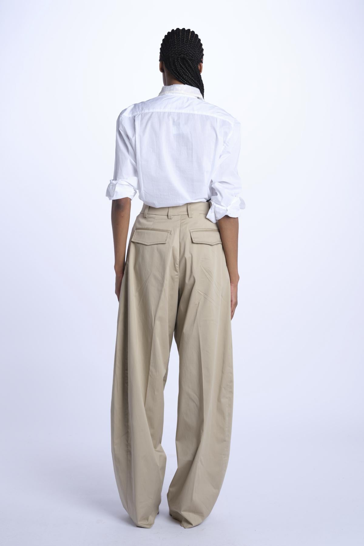 Pantalone BILLIE pinces over BILLIE 3111 SAND the latest 