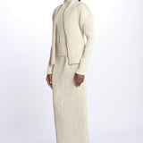 Cardigan plitted LS2511BL005EBE BEIGE le 17 septembre 