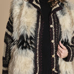 AURA gilet in ecopelliccia AURA BEIGE mes demoiselles 